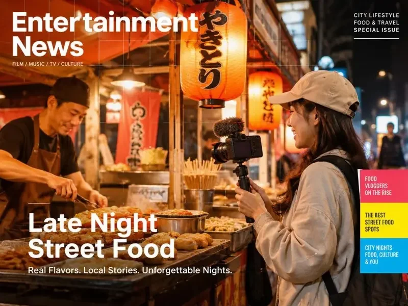 美食博主深夜探店，一条视频带火整条老街 封面图